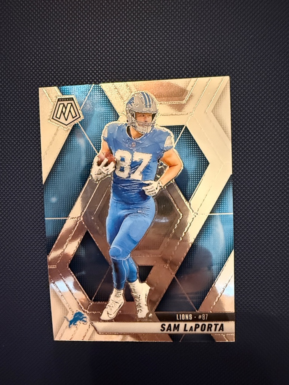 Sam LaPorta 2025 Panini Mosaic Detroit Lions NFL Football Card Sports